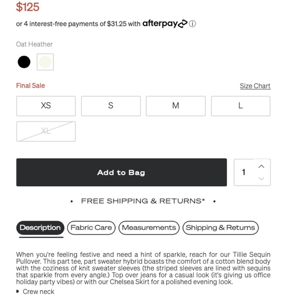 Splendid Tillie Sequin Pullover - Picture 4 of 6